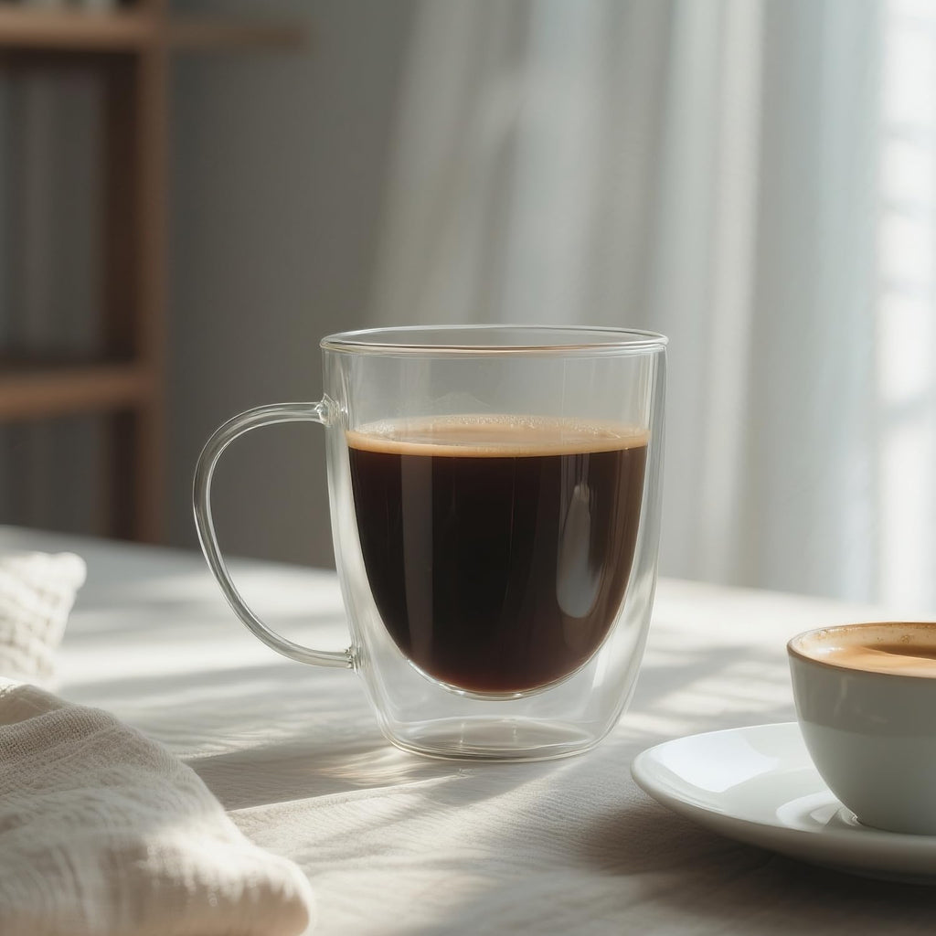 Coffee Mugs 12 OZ - Set of 6 with Spoons